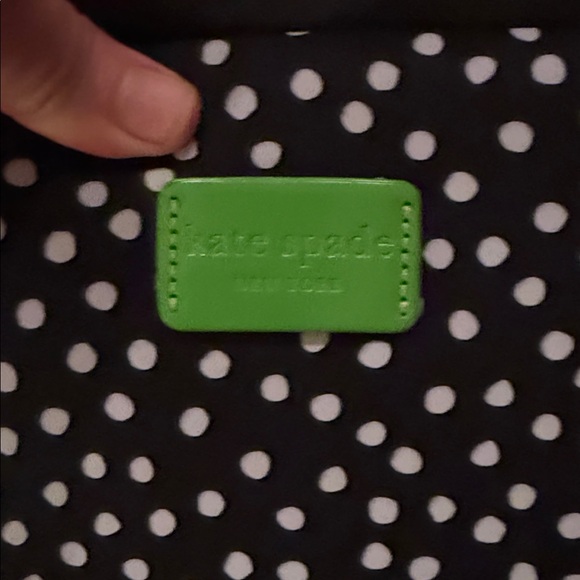 Kate Spade Navy and White Dotted Tablet Sleeve - Picture 3 of 5